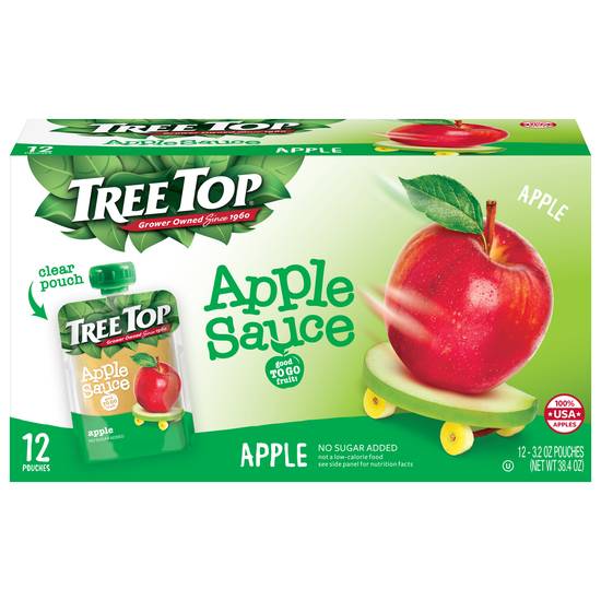Tree Top No Sugar Added Applesauce Pouches