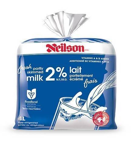 Neilson 2% Partly Skimmed Milk (4 L)