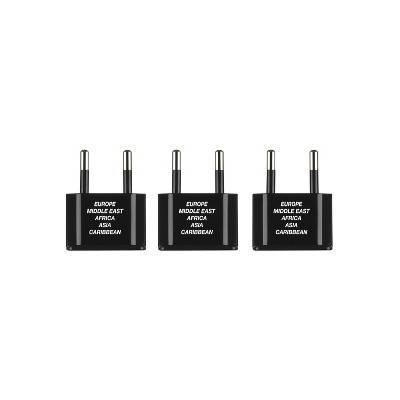 Travel Smart by Conair Continental Adapter Plug Set - 3pk