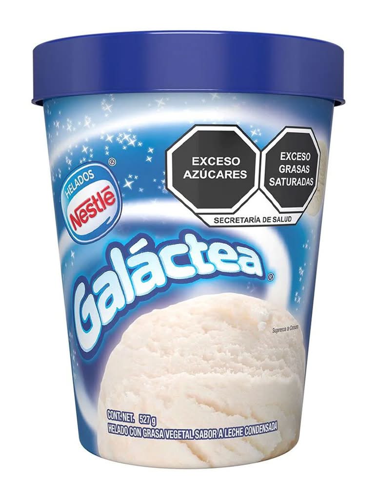 Helados Nestlé · Galáctea helado con grasa vegetal, leche condensada (527 g)