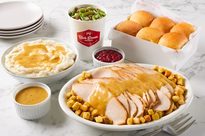 Slow-Roasted Turkey & Dressing Family Meal