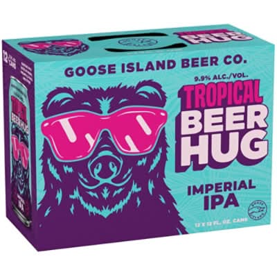 Goose Island Beer Co. Imperial Hug Ipa Beer, Tropical (12 x 12 fl oz)