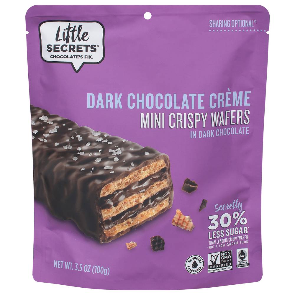 Little Secrets Mini Dark Chocolate With Sea Salt Crispy Wafers (10 ct)