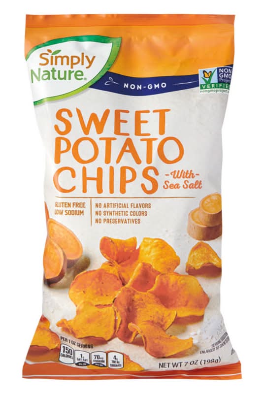 Simply Nature Sweet Potato Chips With Sea Salt (7 oz)