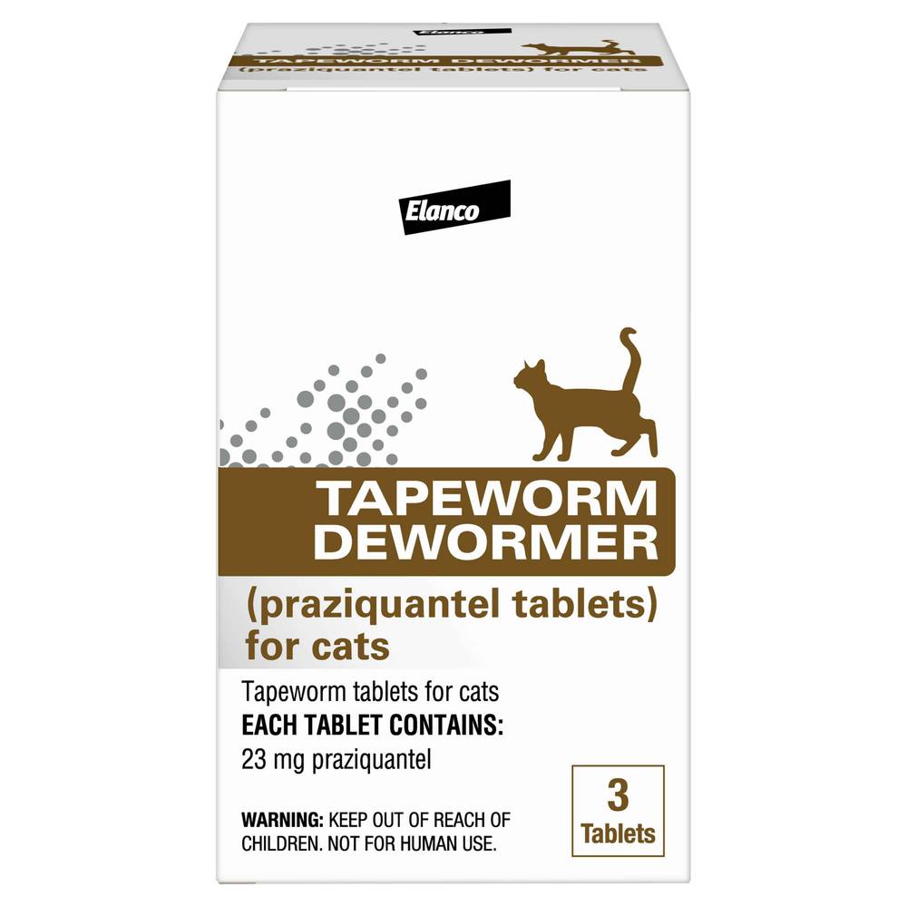 Bayer Tapeworm Dewormer Tablets For Cats (3 ct)