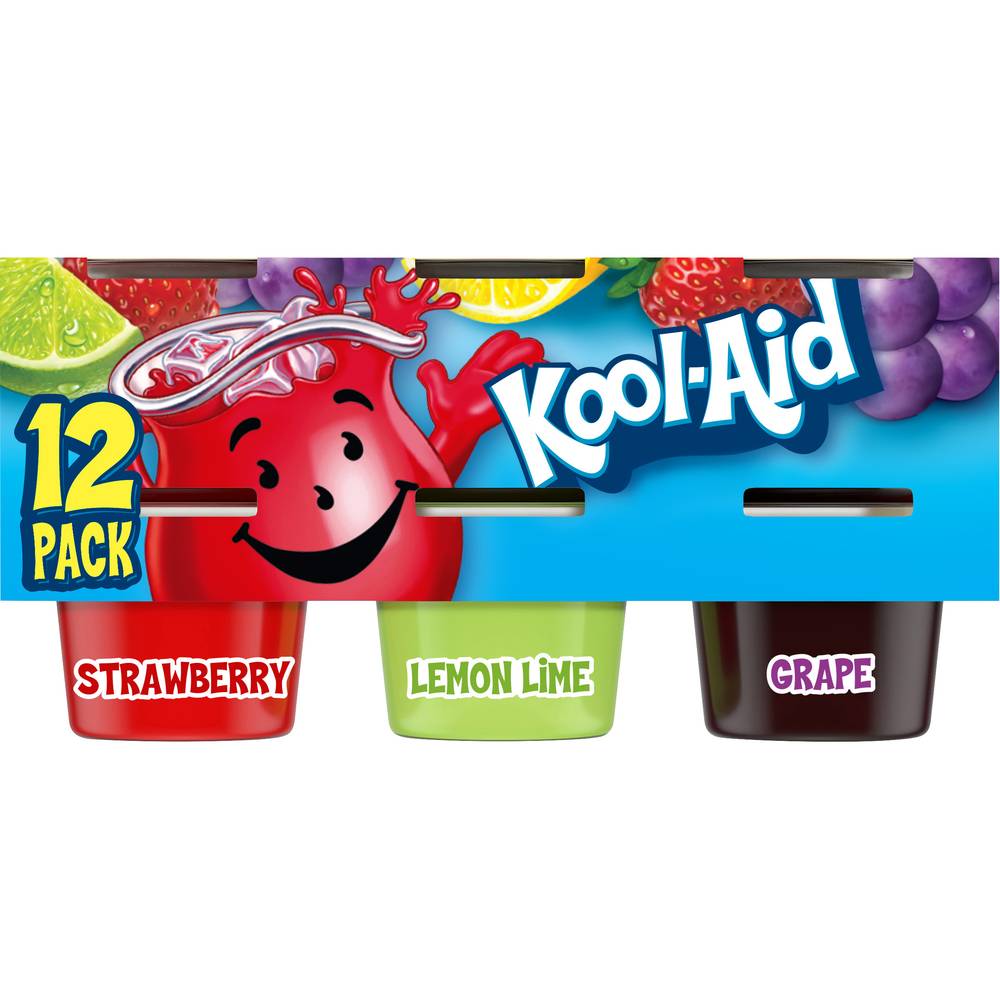 Kool-Aid Strawberry Lemon Lime & Grape Gelatin Snacks (2.62 lbs)