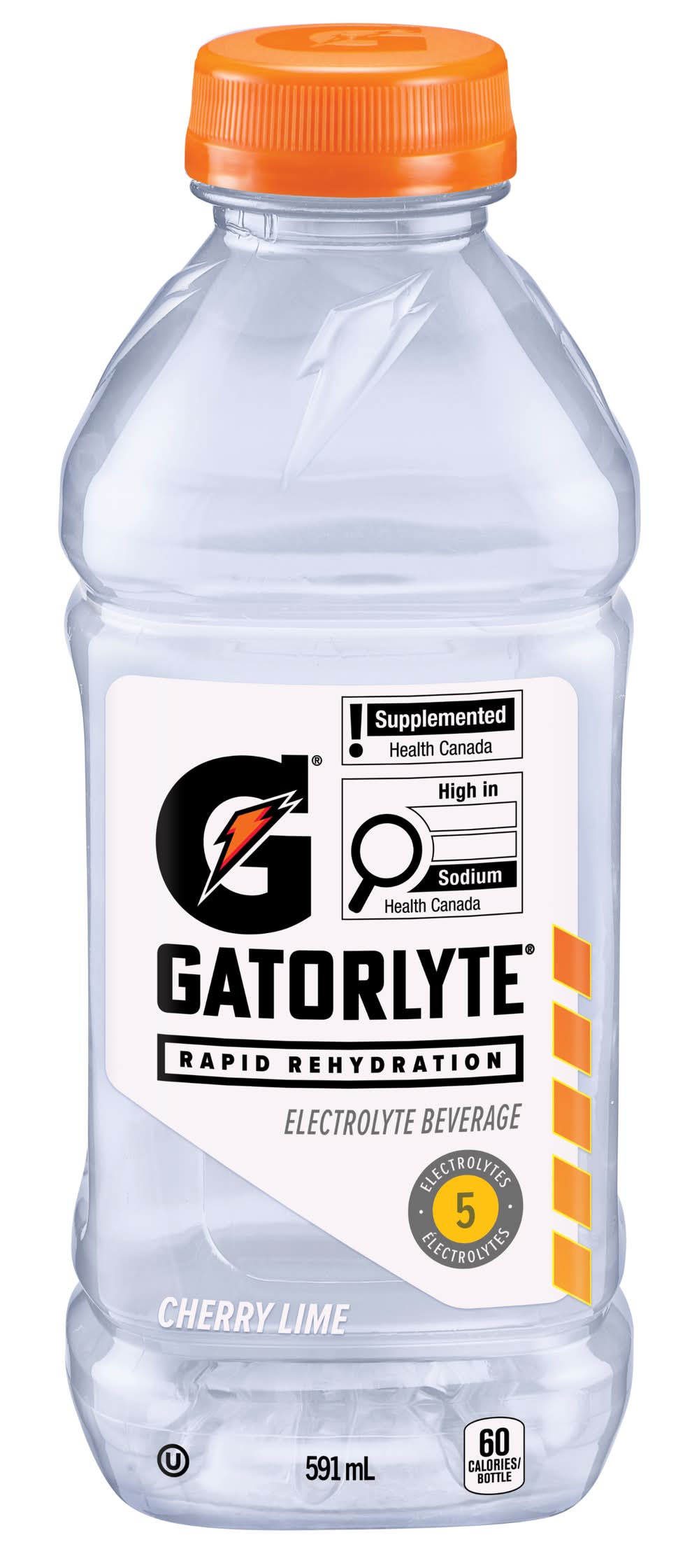 Gatorlyte Rapid Rehydration Electrolyte Beverage, Cherry Lime (591 ml)