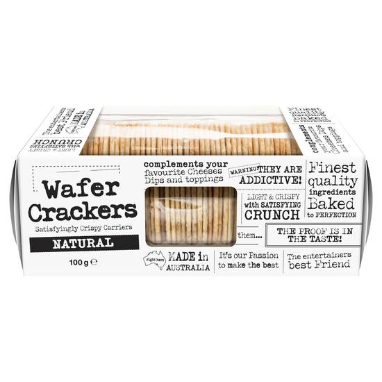 Wafer Crackers Natural 100g