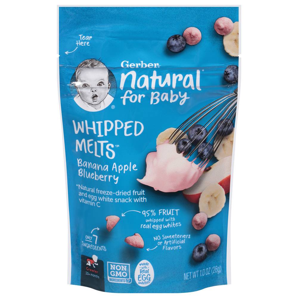 Gerber Banana Apple Blueberry Whipped Melts (1 oz)