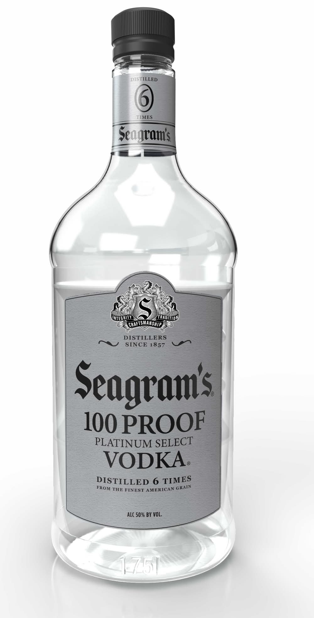 Seagram's 100 Proof Platinum Select Vodka (1.75 L)