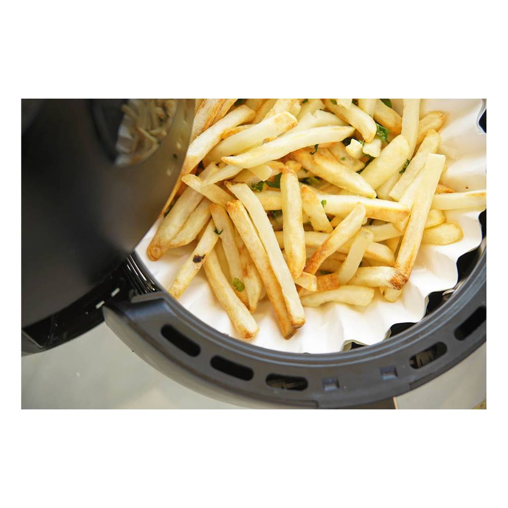 Canastilla Protectora Nueva Patrosa Desechable Para Freidora 50 Piezas Blanca