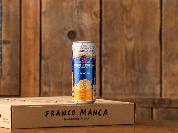 San Pellegrino Aranciata Can 330ml