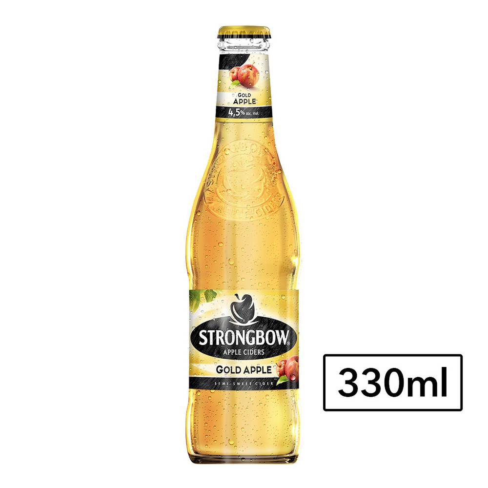 Strongbow sidra de manzana gold apple (330 ml)