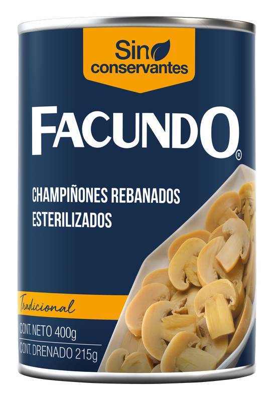 CHAMPIÑONES REBANADOS FACUNDO 400 GR