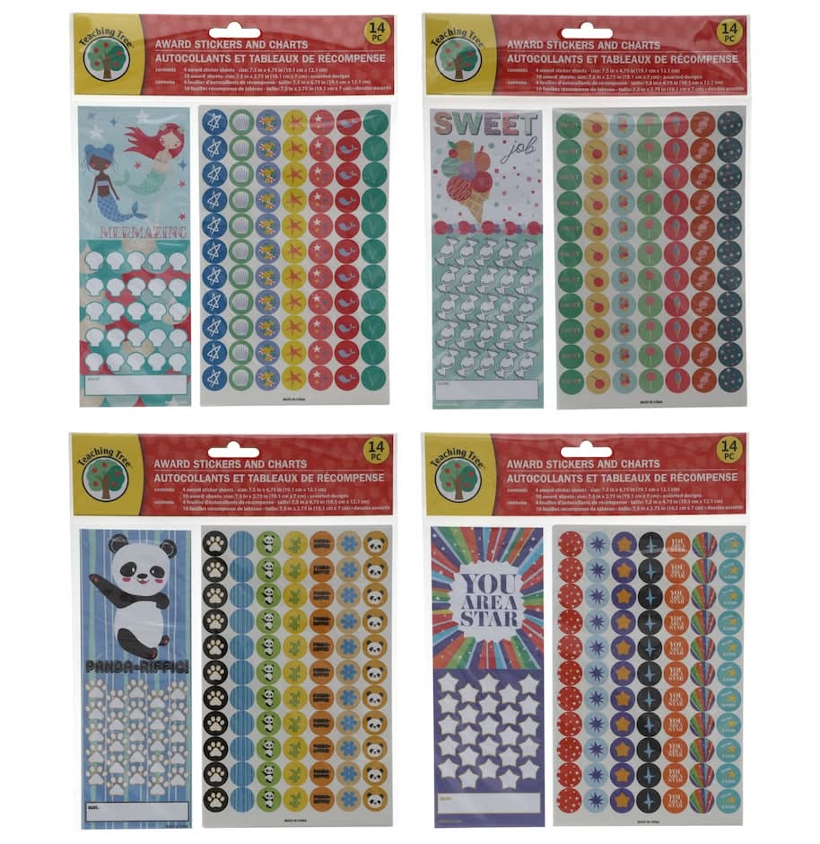 Teaching Tree Incentive Charts with Stickers