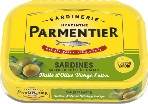 Parmentier - Sardines à l'huile d'olive