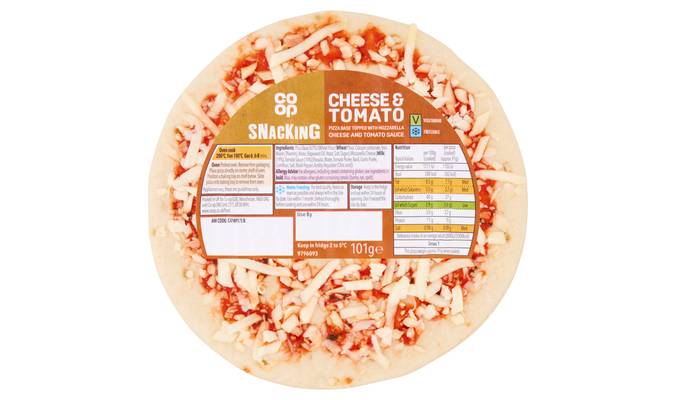 Co-op Snack Cheese & Tomato Pizza 101g