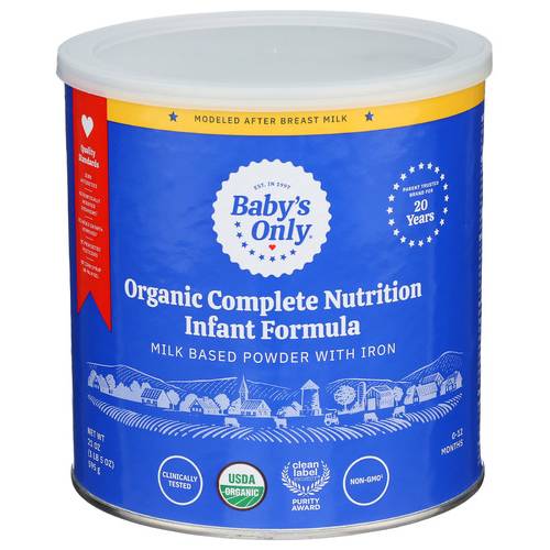 Baby's Only Organic Premium Infant Formula With Iron