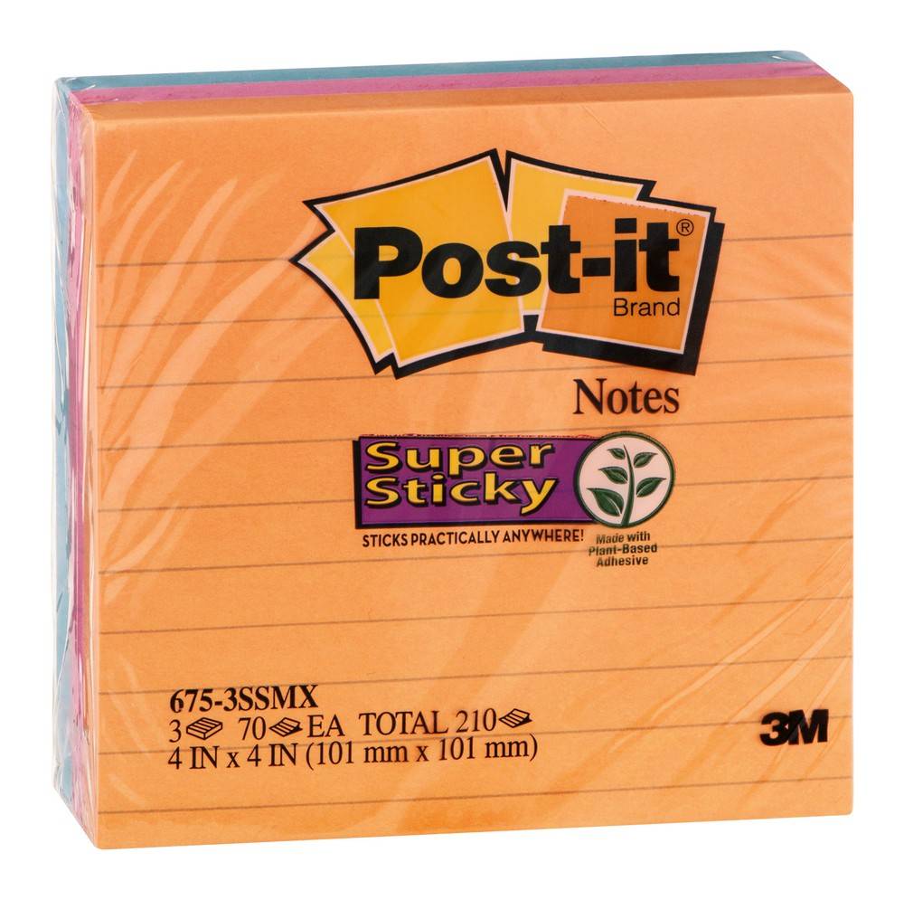 Post-It Super Sticky Notes