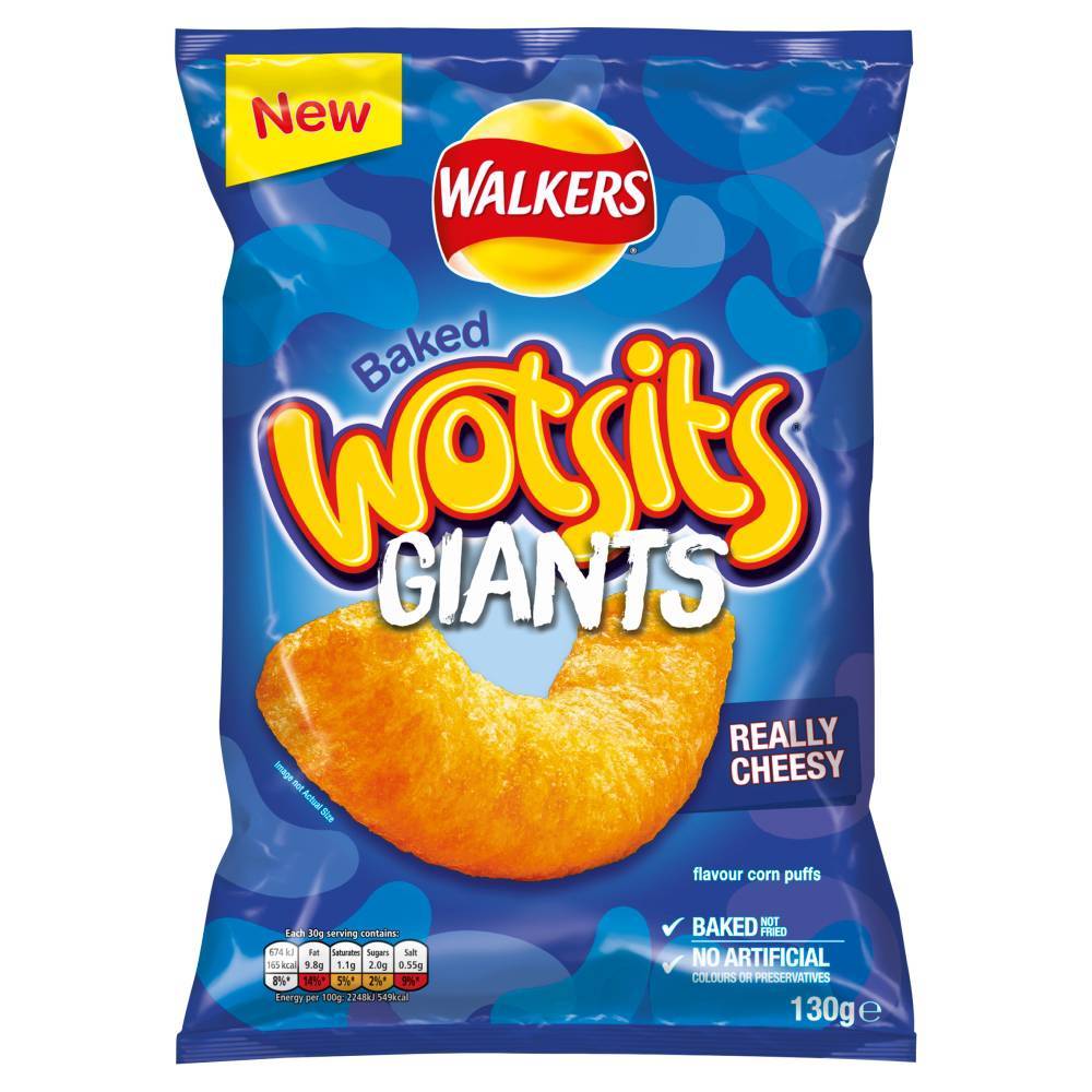 Walkers Giants Wotsits 130g
