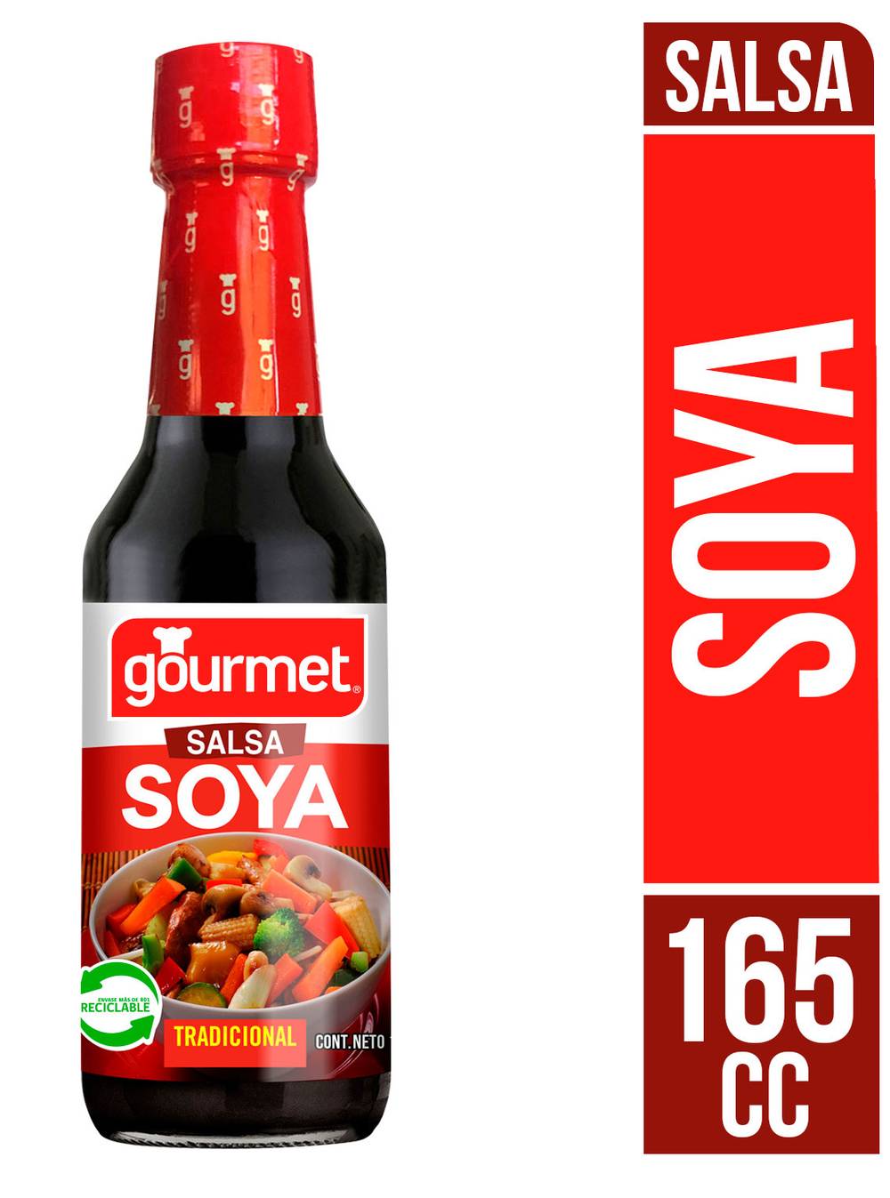 Gourmet · Salsa de soya tradicional (165 ml)