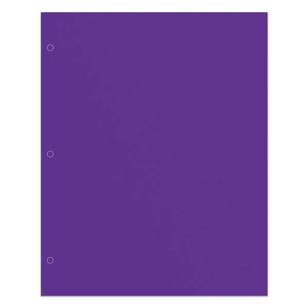 Office Depot Brand 2-pocket School-Grade Paper Folder, Letter Size, Purple