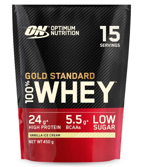 Optimum Nutrition Gold Standard 100% Whey Vanilla Ice Cream (450g)