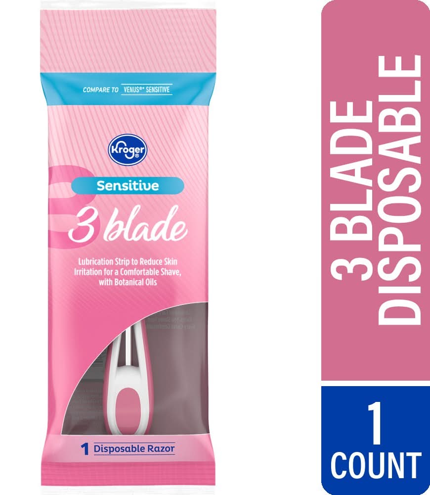 Kroger Sensitive Disposable Blade Razor, Women