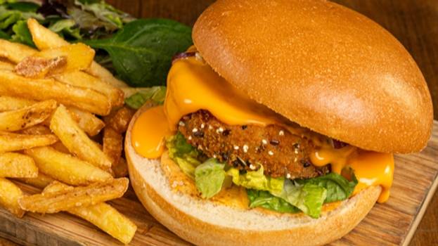 Chicken Cajun Burger Veggie