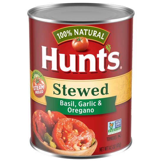 Hunt's Stewed Basil Garlic & Oregano Tomatoes