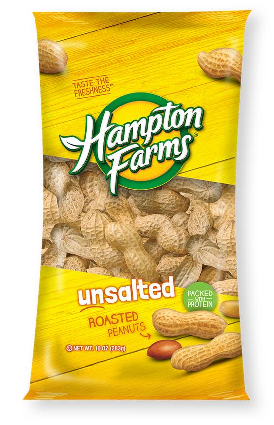 Hampton Farms Roasted Unsalted Peanuts