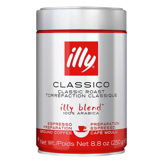 Illy Blend Classic Roast Ground Classico Coffee (8.8 oz)