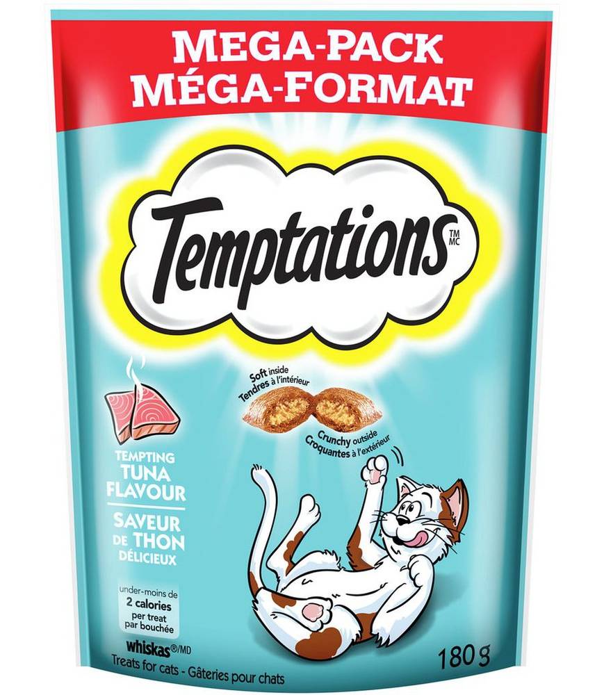 Whiskas  nourriture pour chats (180 g) - temptations tempting tuna treats for cats (180 g)