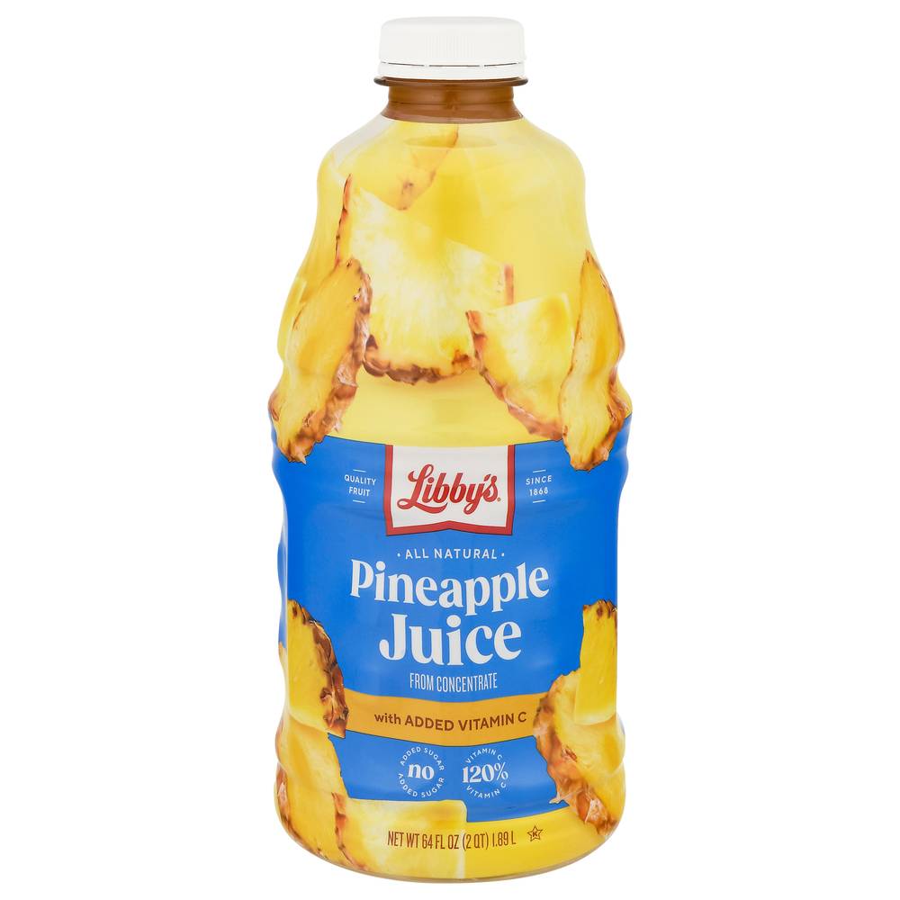 Libby's All Natural 100% Pineapple Juice (64 fl oz)