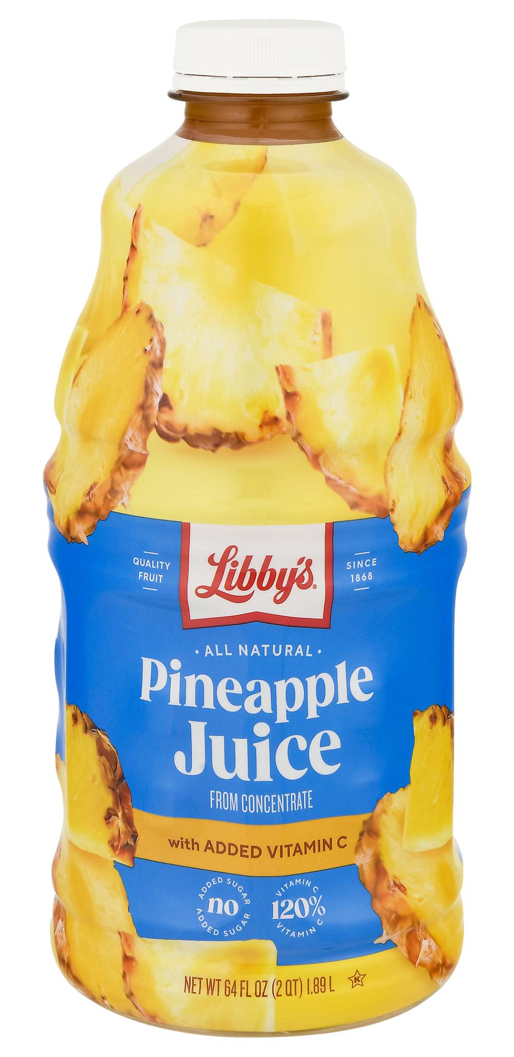 Libby's All Natural 100% Pineapple Juice (64 fl oz)