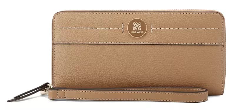 Nine west Billetera Nami Caramelo café talla única