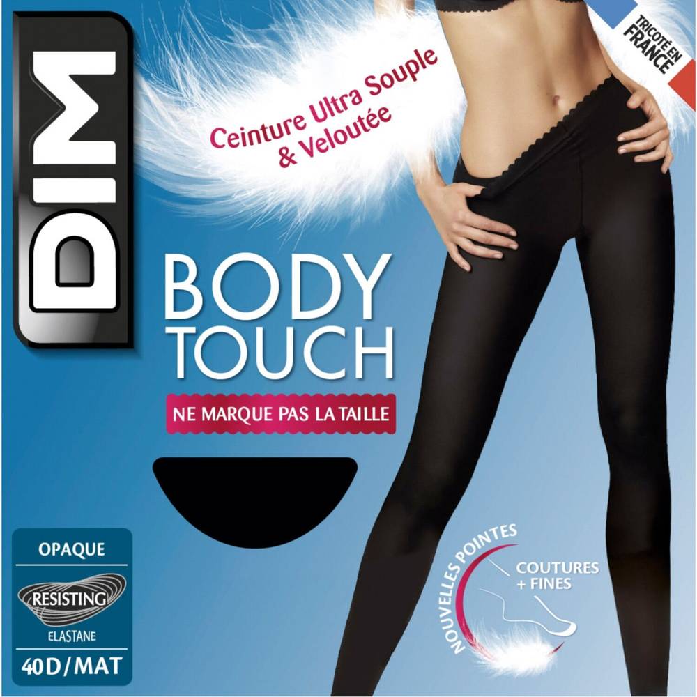 Dim - Body touch collant femme opaque 40d mat (4/noir)