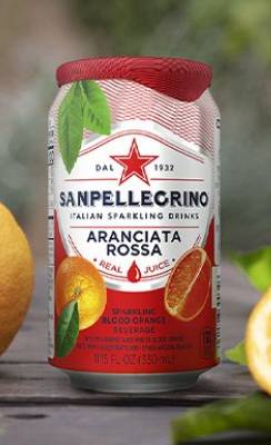 San Pellegrino - Aranciata Rossa Blood Orange - 24/330 Ml (1X24|Case of 1)