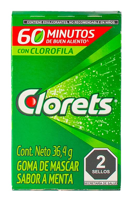 Clorets · Goma de mascar sabor menta (42 g)