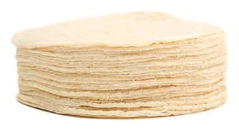 Tortilla de maíz blanca (unidad: 1kg aprox)