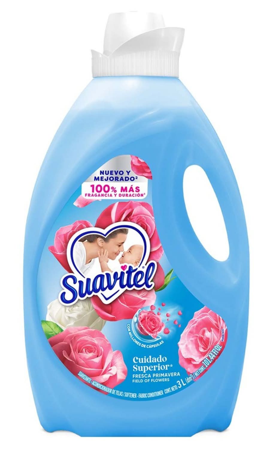 Suavitel · Acondicionador de telas, fresca primavera (3 L)
