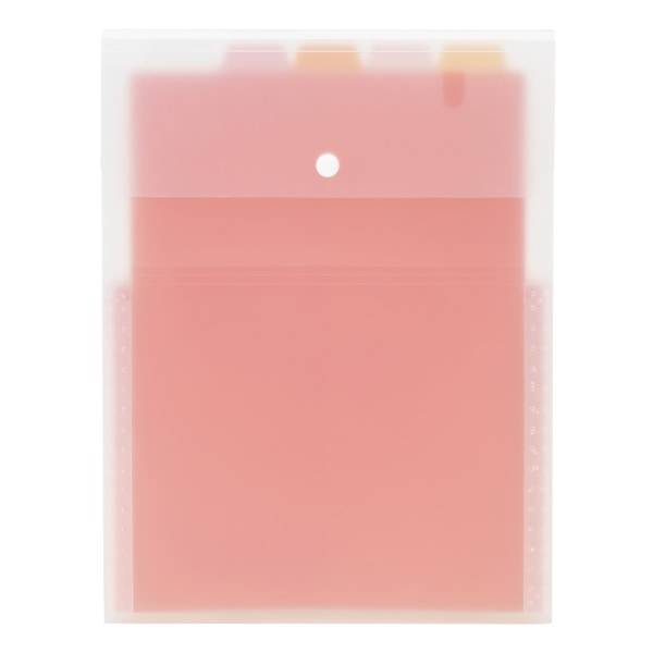 Office Depot Brand Expanding File, 5" Expansion, Letter Size (pink)