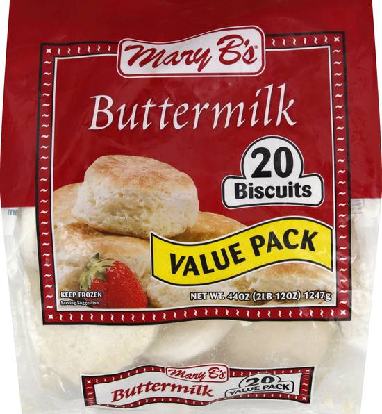 Mary B's Value pack Buttermilk Biscuits (20 ct)