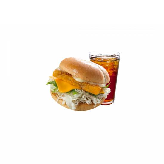 (U)塔塔起司鱈魚漢堡套餐 Codfish & Cheese Burger