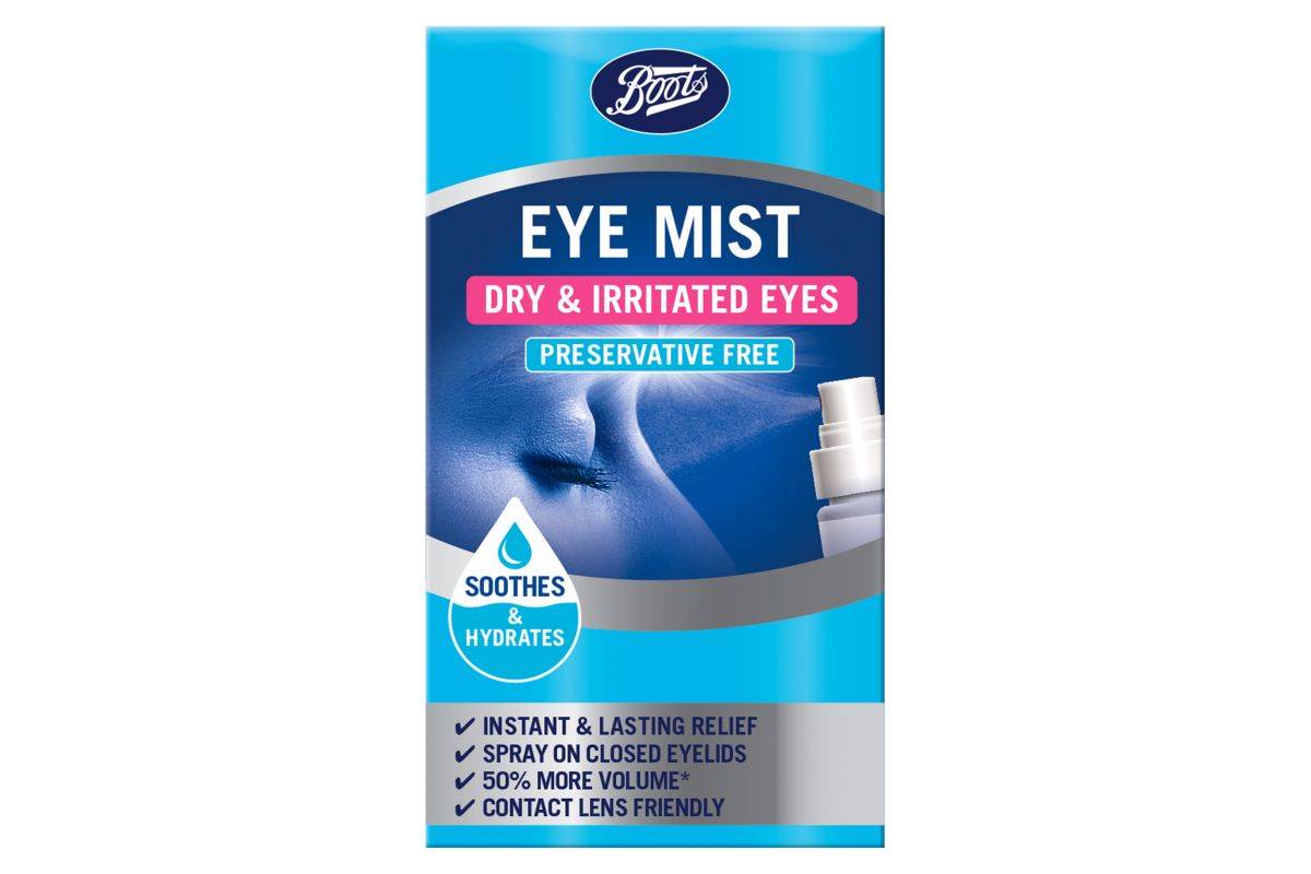 Boots Eye Mist - Dry & Irritated Eyes Preservative Free 15ml