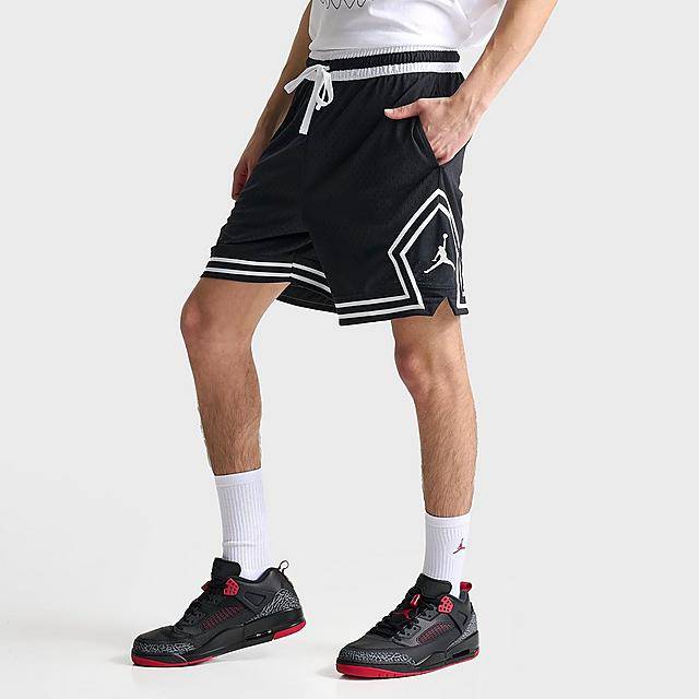 Men'S Jordan Dri-Fit Sport Diamond Basketball Shorts (Small)