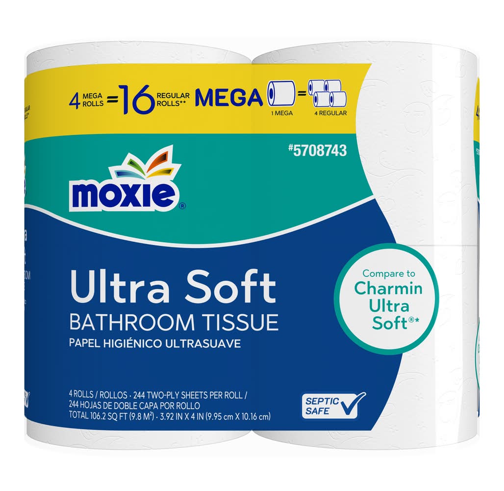 MOXIE 4 -Pack 2-ply Toilet Paper | 205172