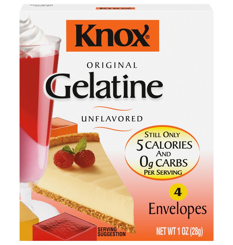 Knox Original Unflavored Gelatine (1 oz, 4 ct)