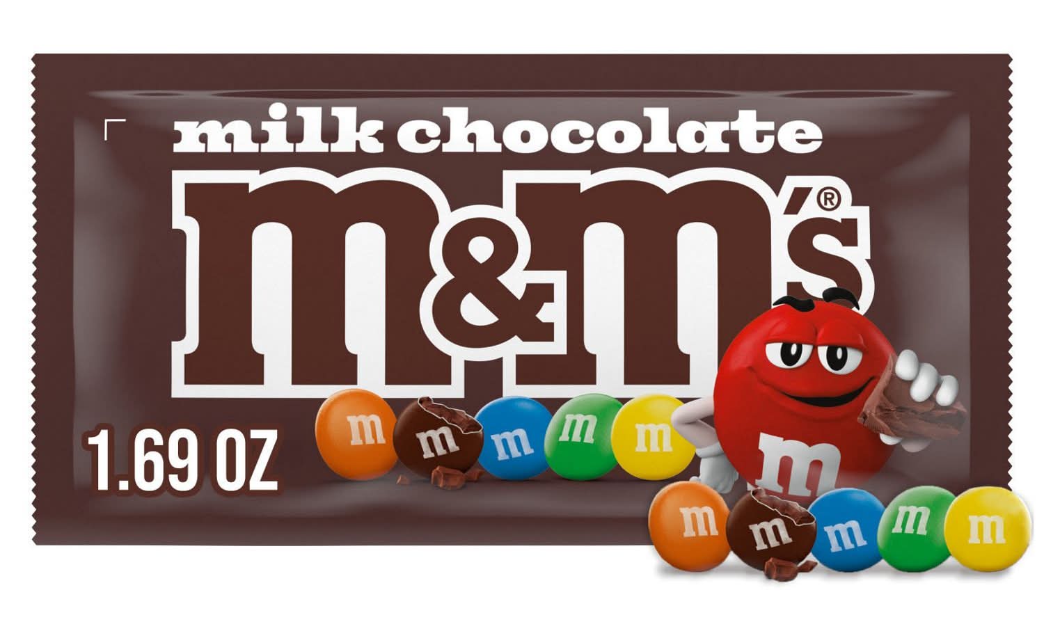 M&M's Chocolate Candies Milk Chocolate (1.69 oz)