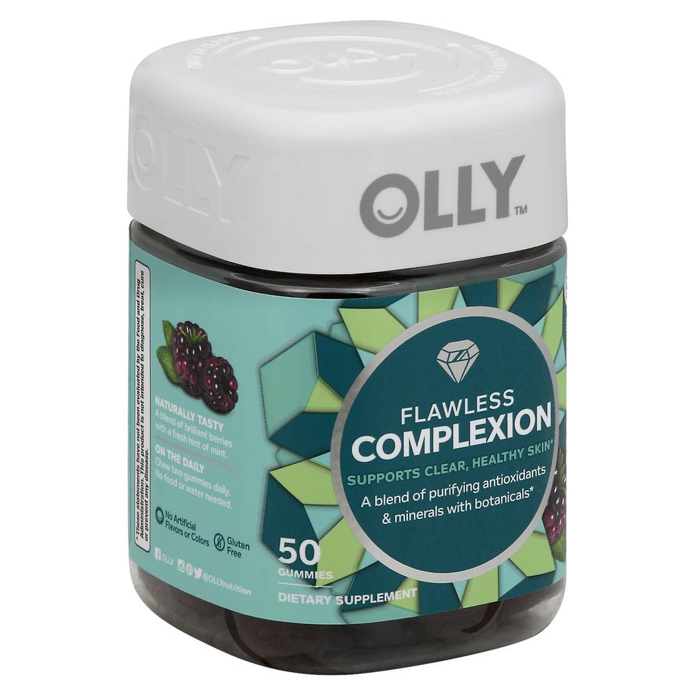 Olly Flawless Complexion Berry Fresh Gummies (9.6 oz)